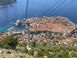 The Old Town and the Lokrum island, viewed from the Dubrovnik Cable Car