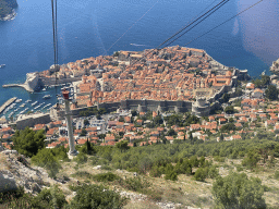 The Old Town and the Lokrum island, viewed from the Dubrovnik Cable Car
