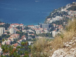 The Grand Hotel Park at the Lapad peninsula, viewed from the terrace of the Restaurant Panorama at Mount Srd