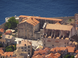 The Old Town with the Church of St. Ignatius, viewed from the terrace of the Restaurant Panorama at Mount Srd
