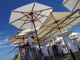 The terrace of the Restaurant Panorama at Mount Srd