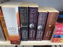 `A Song of Ice and Fire` books at the Algebra 2 store at the Stradun street