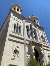 Facade of the Serbian Orthodox Church of the Holy Annunciation at the Ulica od Puca street