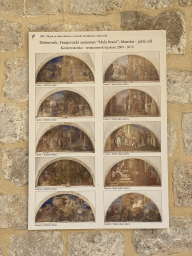 Information on the frescos at the Franciscan Monastery