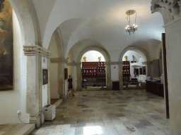 Interior of the museum at the Franciscan Monastery
