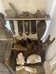 War items at the museum at the Franciscan Monastery