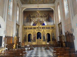 Nave, apse and altarpiece of the Serbian Orthodox Church of the Holy Annunciation
