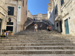 Miaomiao and Max at the Jesuit Stairs and the Collegium Ragusinum building