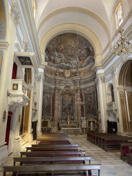 Nave, pulpit, apse and altar of the Church of St. Ignatius