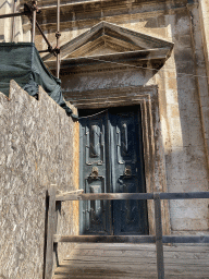Door at the south side of the Dubrovnik Cathedral at the Ulica od Pustijerne street