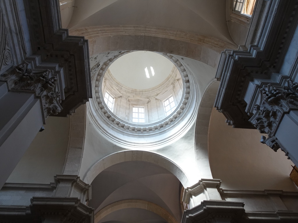 Ceiling of the dome of the Dubrovnik Cathedral