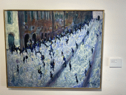 Painting of the Stradun street by Ivo Dulcic at the lower floor of the Galerija Dulcic Masle Pulitika gallery