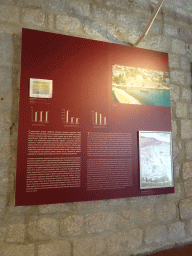 Information on the 17th century history of Dubrovnik at the lower floor of the Maritime Museum