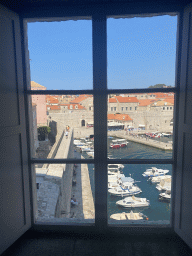The Old Port and the city walls, viewed from the upper floor of the Maritime Museum