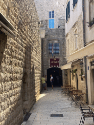 Entrance to the Dubrovnik Aquarium at the Ulica Kneza Damjana Jude street