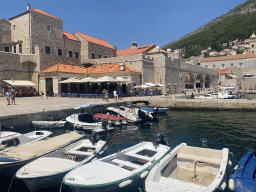 Boats in the Old Port, the Bell Tower and the Dominican Monastery