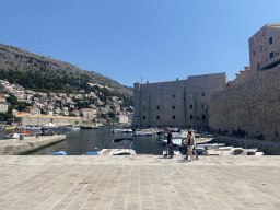 Boats in the Old Port and the Tvrdava Svetog Ivana fortress