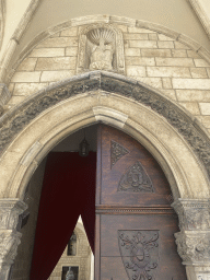 Facade of the entrance to the Rector`s Palace at the Ulica Pred Dvorom street