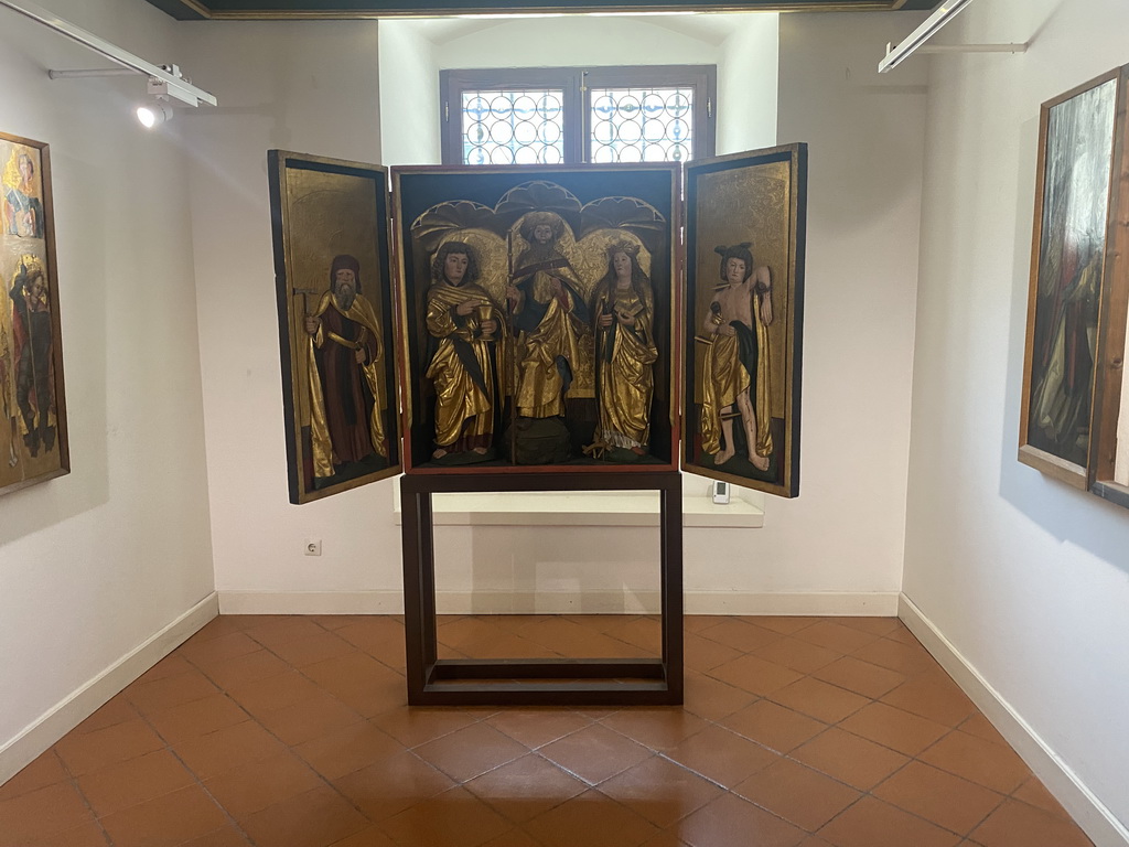 Triptych at the lower floor of the Rector`s Palace