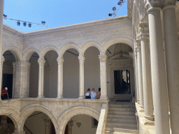 Inner Square of the Rector`s Palace, viewed from the upper floor