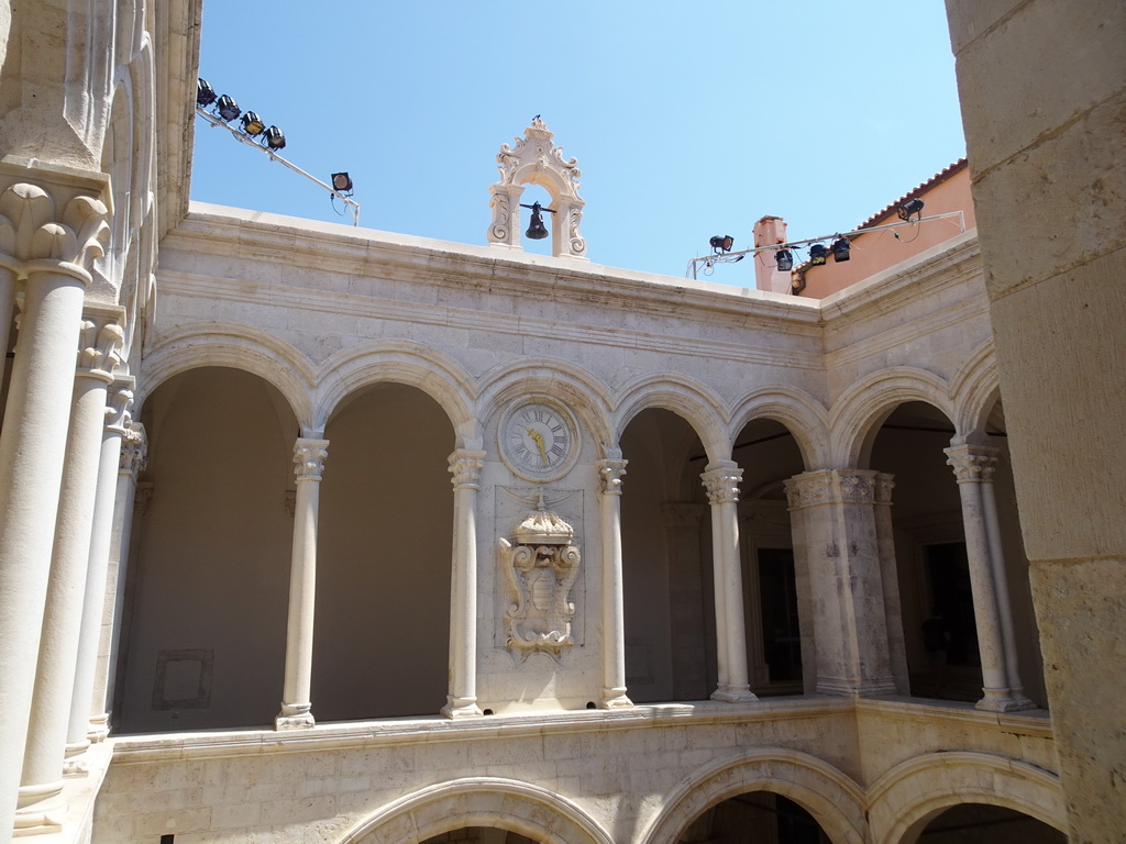 Inner Square of the Rector`s Palace, viewed from the upper floor