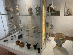 Vases at the upper floor of the Rector`s Palace, with explanation
