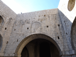 Walls of the theatre at the ground floor of Fort Lovrijenac