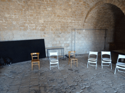 Chairs at the second floor of Fort Lovrijenac