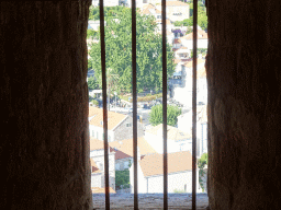 The Brsalje Ulica street, viewed from a window at the second floor of Fort Lovrijenac