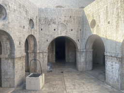 The theatre at the ground floor of Fort Lovrijenac, viewed from the grandstand