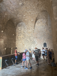 Game of Thrones tour group at the ground floor of Fort Lovrijenac