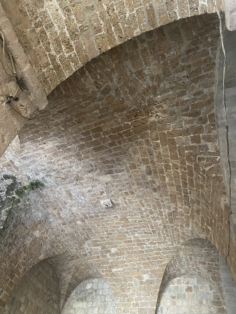 Ceiling of the ground floor of Fort Lovrijenac