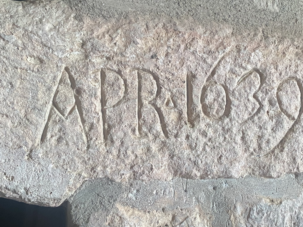 Inscription at the ground floor of Fort Lovrijenac