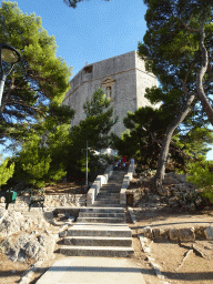 Fort Lovrijenac, viewed from the park just below