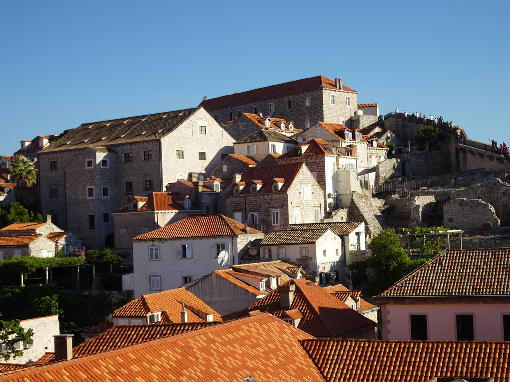 Buildings at the southwest side of the Old Town, viewed from the top of the western city walls