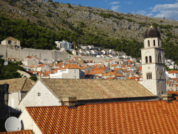 The Old Town with the Franciscan Church and the northern city walls, viewed from the top of the western city walls