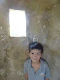 Max at a window at the Tvrdava Bokar fortress