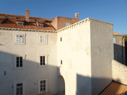 Back side of the Church of St. Margaret, viewed from the top of the southern city walls