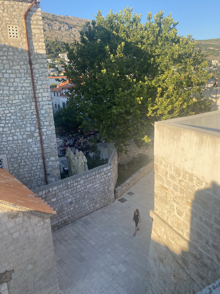 The Ulica od Margarite street, viewed from the Kula sv. Margarita fortress