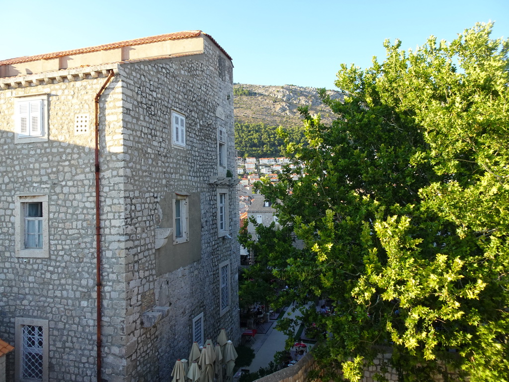 The Church of St. Margaret and the Ulica od Margarite street, viewed from the Kula sv. Margarita fortress