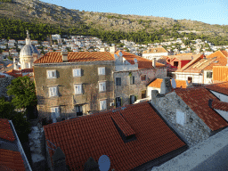 The Old Town with the Dubrovnik Cathedral, viewed from the top of the Kula sv. Margarita fortress