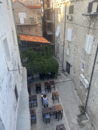 Terrace of the Chicken House Dubrovnik, viewed from the southeastern city walls