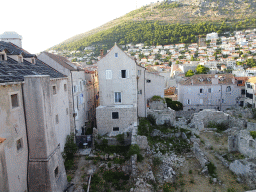 Ruins at the southeast side of the Old Town, viewed from the top of the Kula sv. Spasitelj fortress