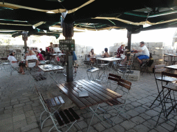 Terrace of the Caffe Bar Salvatore on top of the Kula sv. Spasitelj fortress