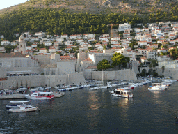 The Old Port, the Dominican Monastery and the Revelin Fortress, viewed from the eastern city walls