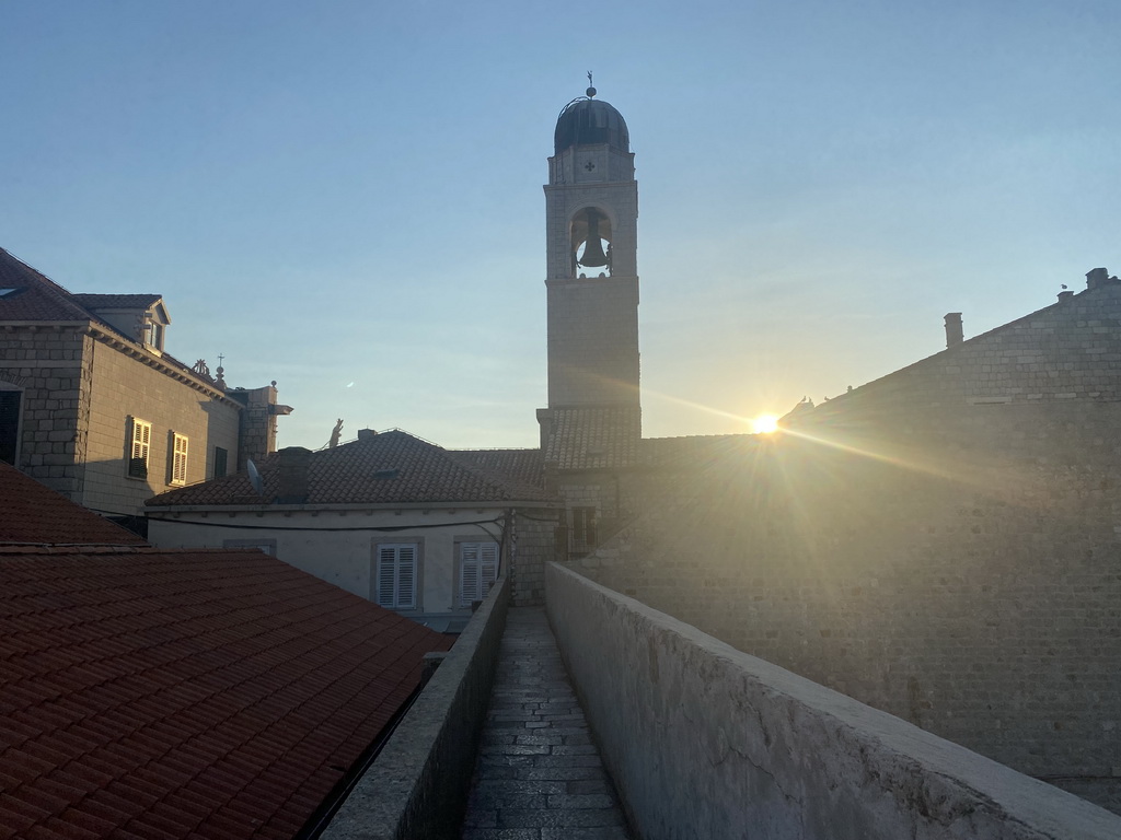 The top of the eastern city walls and the Bell Tower