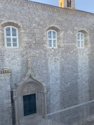 Gate at the south side and tower of the Dominican Monastery, viewed from the top of the northeastern city walls