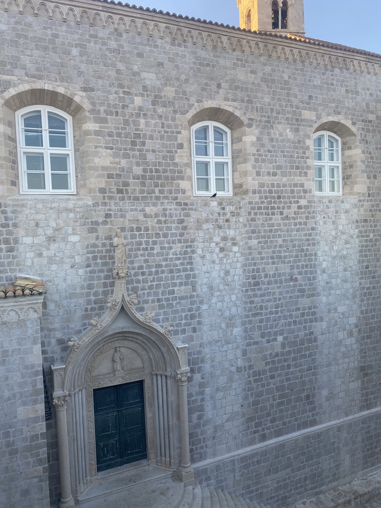 Gate at the south side and tower of the Dominican Monastery, viewed from the top of the northeastern city walls