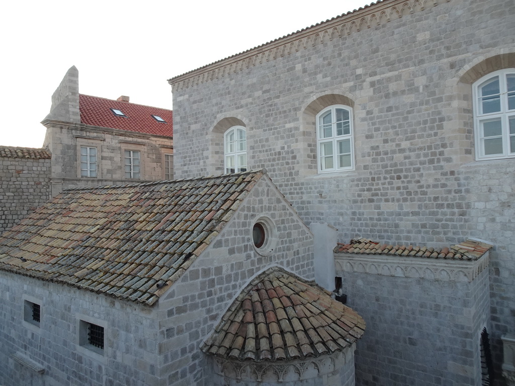 South facade of the Dominican Monastery, viewed from the top of the northeastern city walls