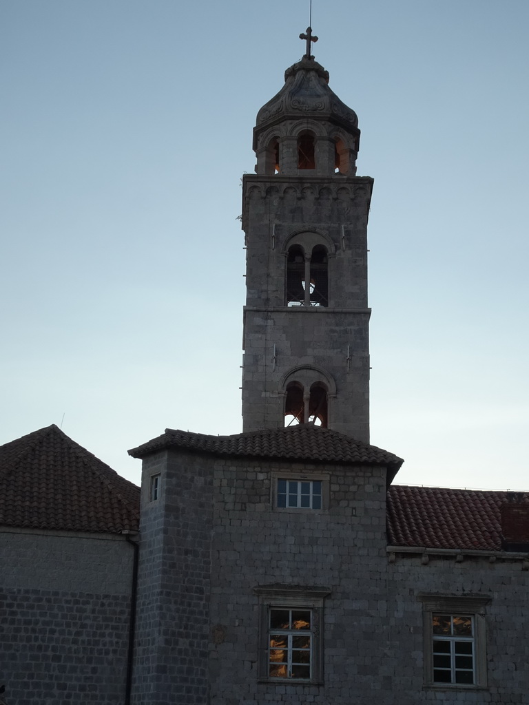 The tower of the Dominican Monastery, viewed from the top of the northeastern city walls